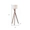 Homeroots Walnut Wood Floor Lamp20 x 20 x 63 in. 372548 - alternate 4